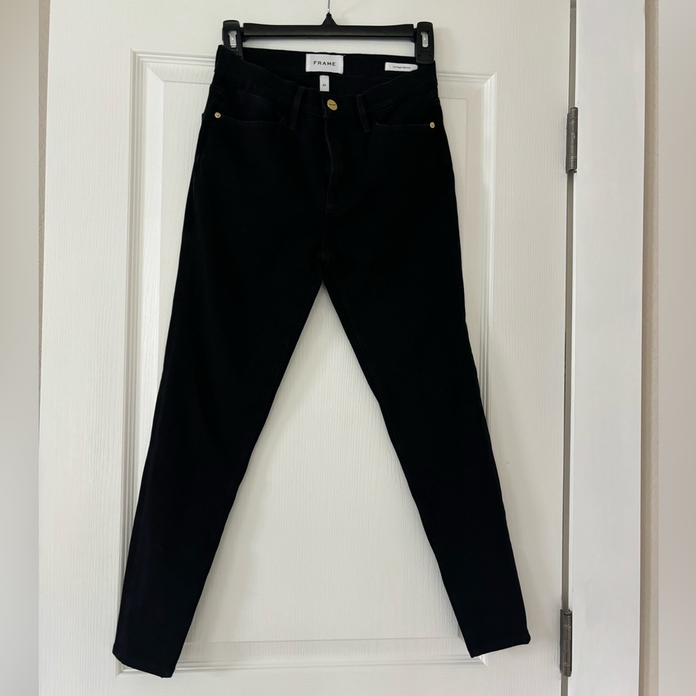 Frame Le High Black skinny jeans